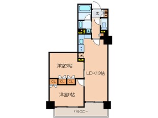 パ－クアクシス日本橋浜町の物件間取画像